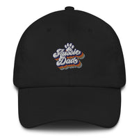 Embroidery Hat - Retro Aussie Dad With Paw Print