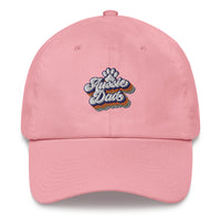 Embroidery Hat - Retro Aussie Dad With Paw Print