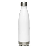 Retro Aussie Dad With Paw Print Stainless Steel Water Bottle