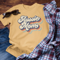 Aussie Mom Without Paw Print T-Shirt