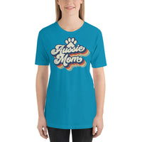 Aussie Mom Bubble Letters T-Shirt