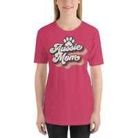 Aussie Mom Bubble Letters T-Shirt