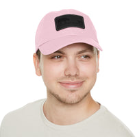 Working Aussie Source Dad Hat with Leather Patch (Rectangle)