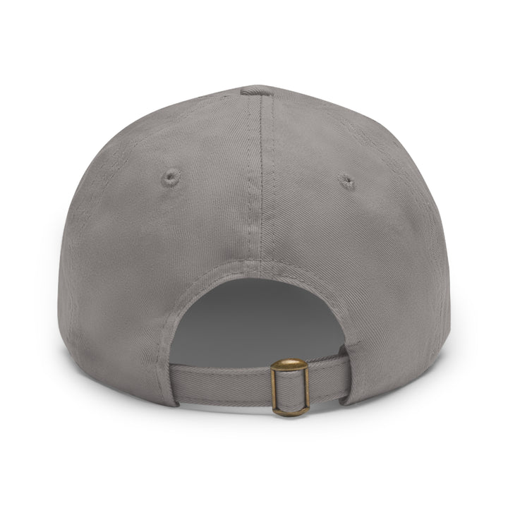 Working Aussie Source Dad Hat with Leather Patch (Rectangle)