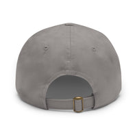 Working Aussie Source Dad Hat with Leather Patch (Rectangle)