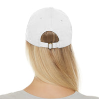 Working Aussie Source Dad Hat with Leather Patch (Rectangle)