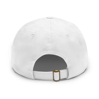 Working Aussie Source Dad Hat with Leather Patch (Rectangle)