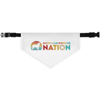 Australian Shepherd Nation Pet Bandana Collar