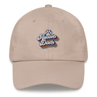 Embroidery Hat - Retro Aussie Dad With Paw Print