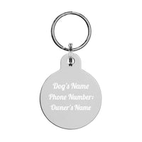 Personalized Engraved Pet ID Tag - Lobster Font